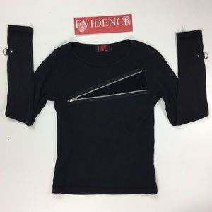 Vintage Tripp Black Long Sleeve Shirt